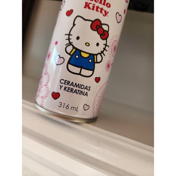 Hello Kitty Aqua Net Hair Spray CERAMIDAS Y KERATINA 316 Ml Special Edition NEW - Picture 3 of 6
